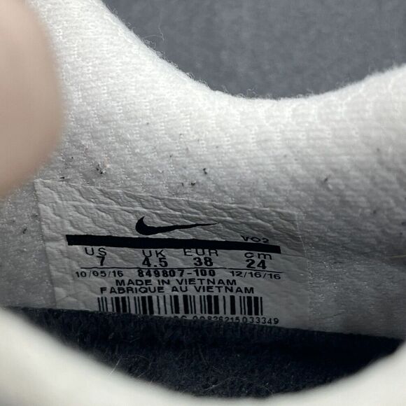 Nike Metcon 3 Womens 7 849807-100 crossfit gym training sneaker white black - Picture 8 of 9